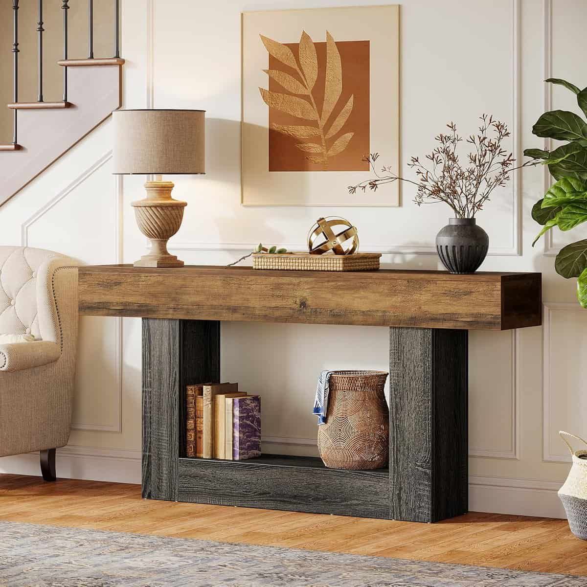 tribesigns-63-inch-long-console-table