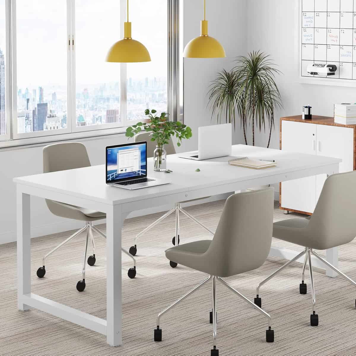 Tribesigns 63-Inch Modern Computer Desk