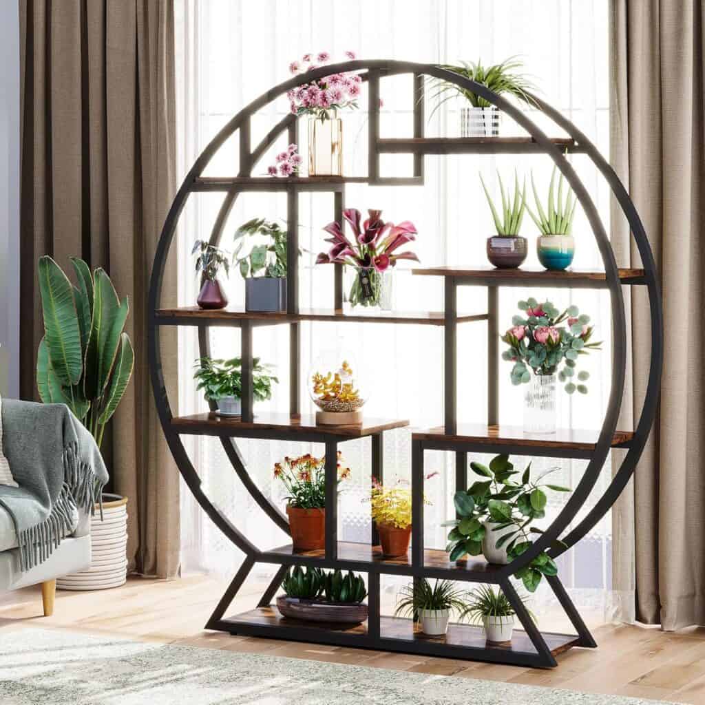 tribesigns-63-inch-round-plant-shelf-stand