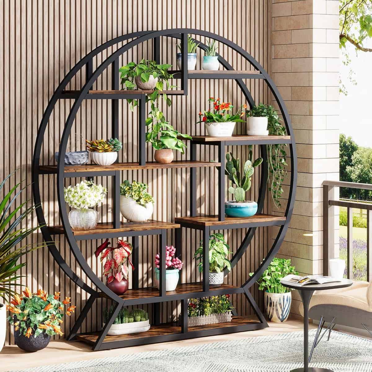 tribesigns-63-inch-round-plant-shelf-stand