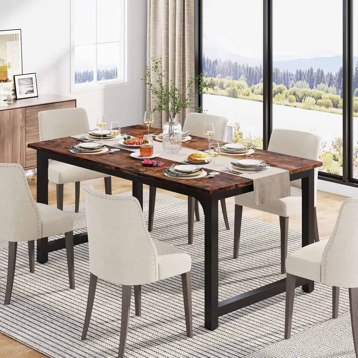 Tribesigns 63-Inch x 31.5-Inch Dining Table
