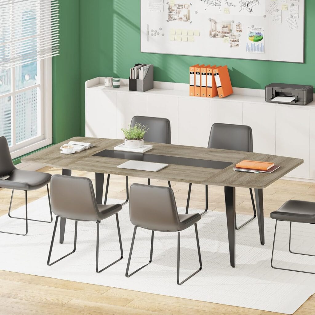 Tribesigns 6FT Boat-Shaped Conference Table