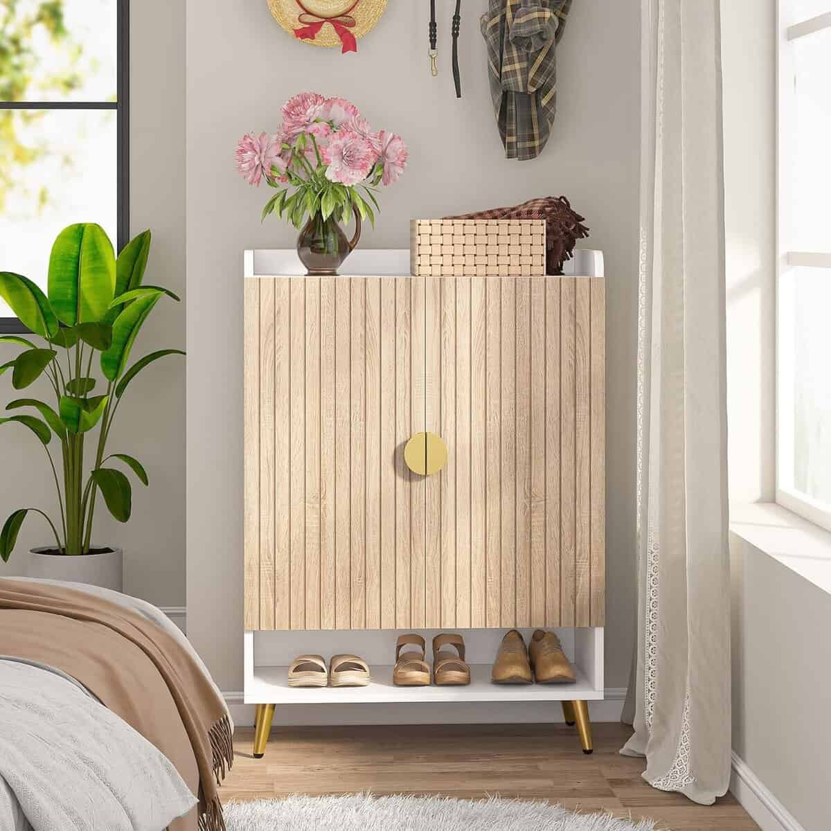 tribesigns-7-tier-shoe-cabinet