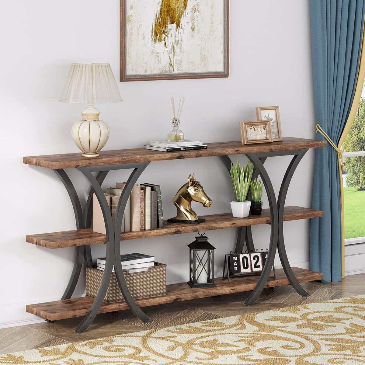 Tribesigns 70.8 Inch Narrow Console Table