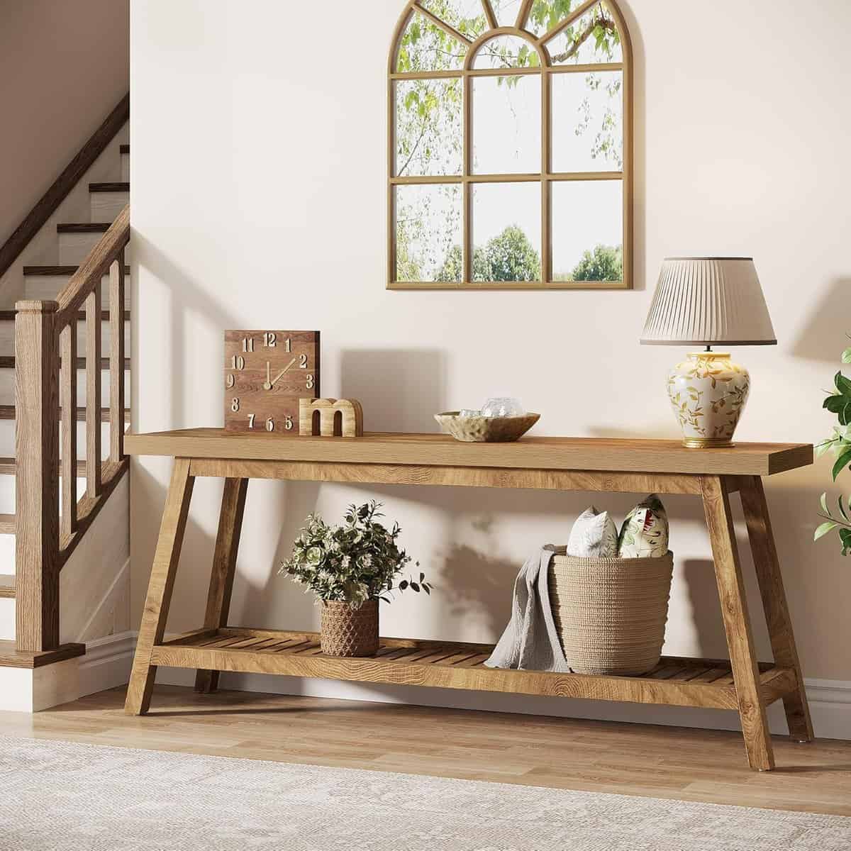 Tribesigns 70.86-Inch Console Table for Entryway