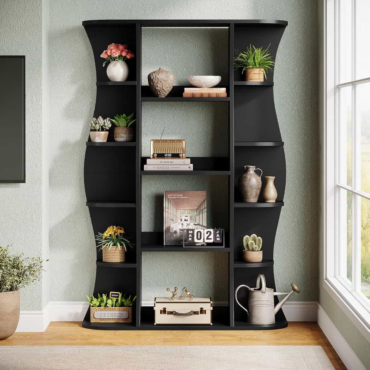 Tribesigns 70-Inch Tall 5-Tier Bookshelf