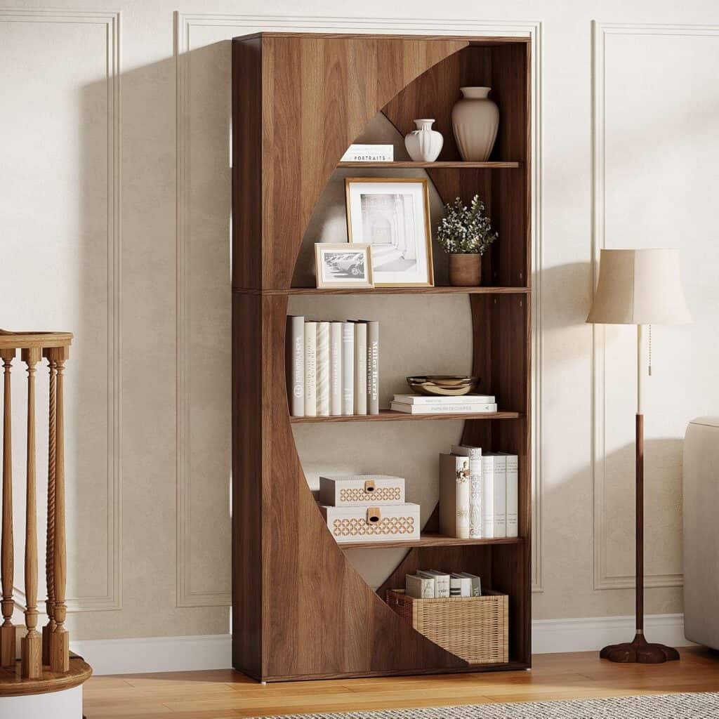Tribesigns 70.9-Inch 5-Tier Tall Bookshelf