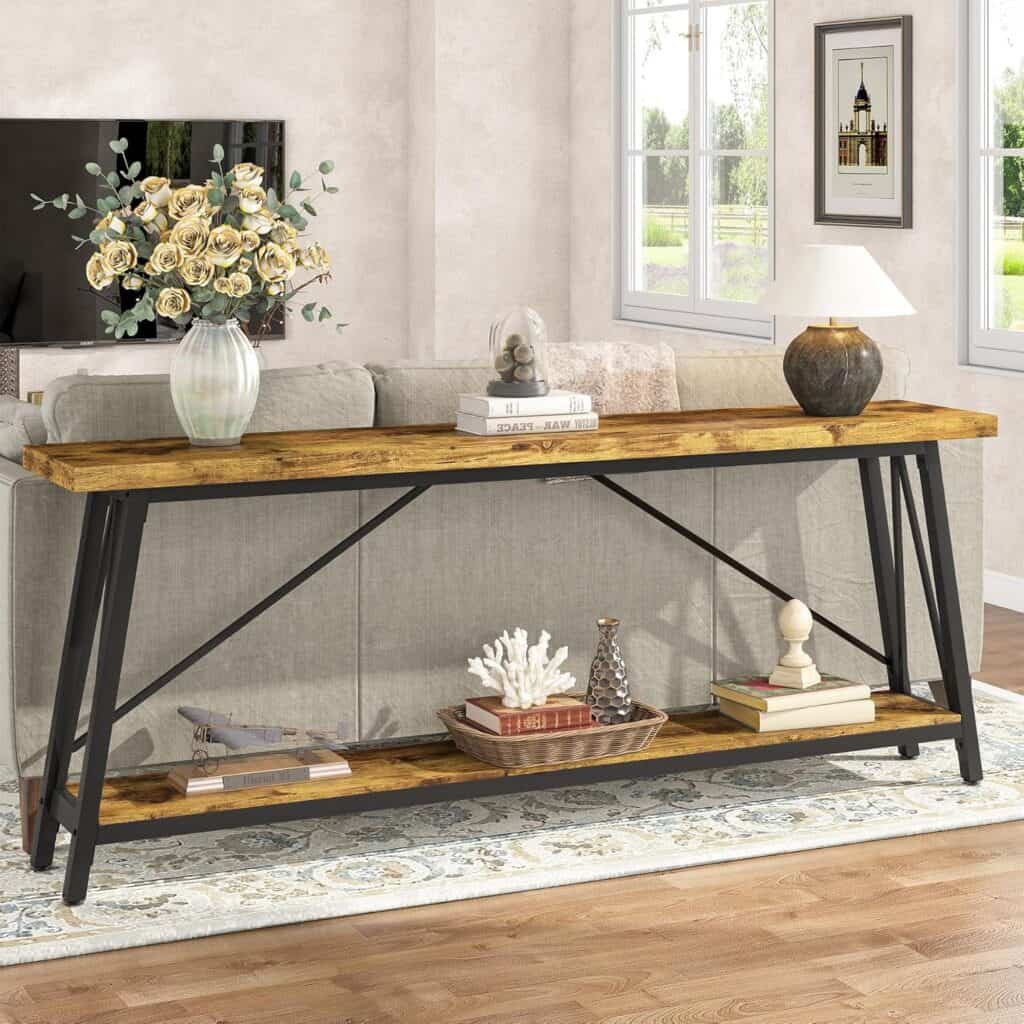 Tribesigns 70.9-Inch Extra Long Sofa Table