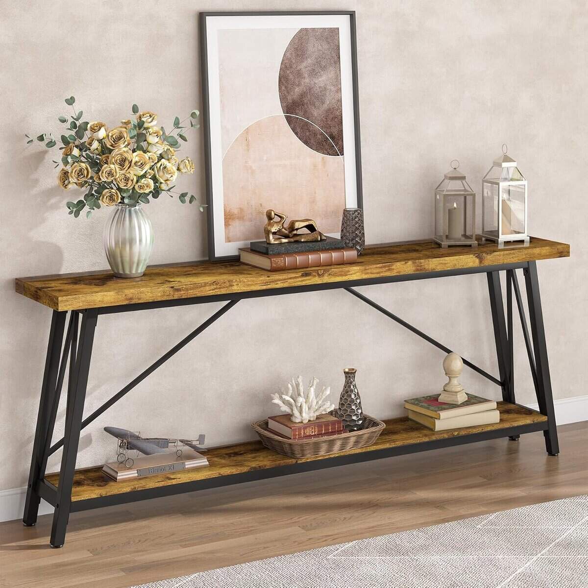 Tribesigns 70.9-Inch Extra Long Sofa Table