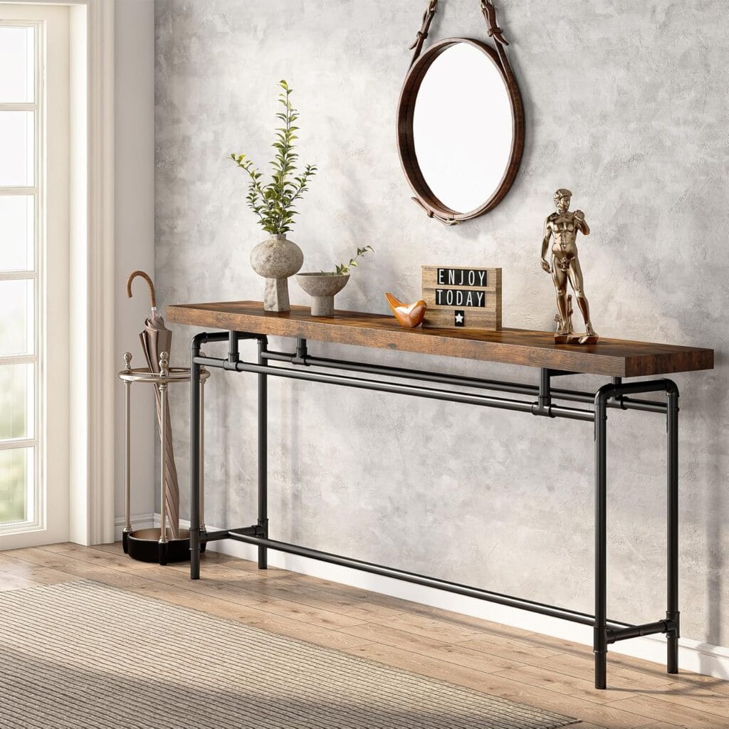 Tribesigns 70.9-Inch Industrial Console Table