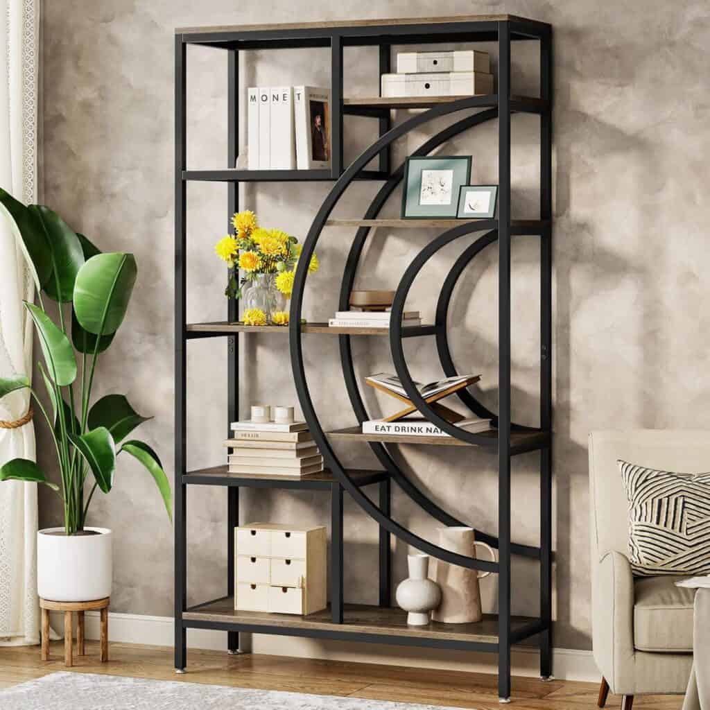 Tribesigns 71-Inch 8-Tier Bookcase Shelves