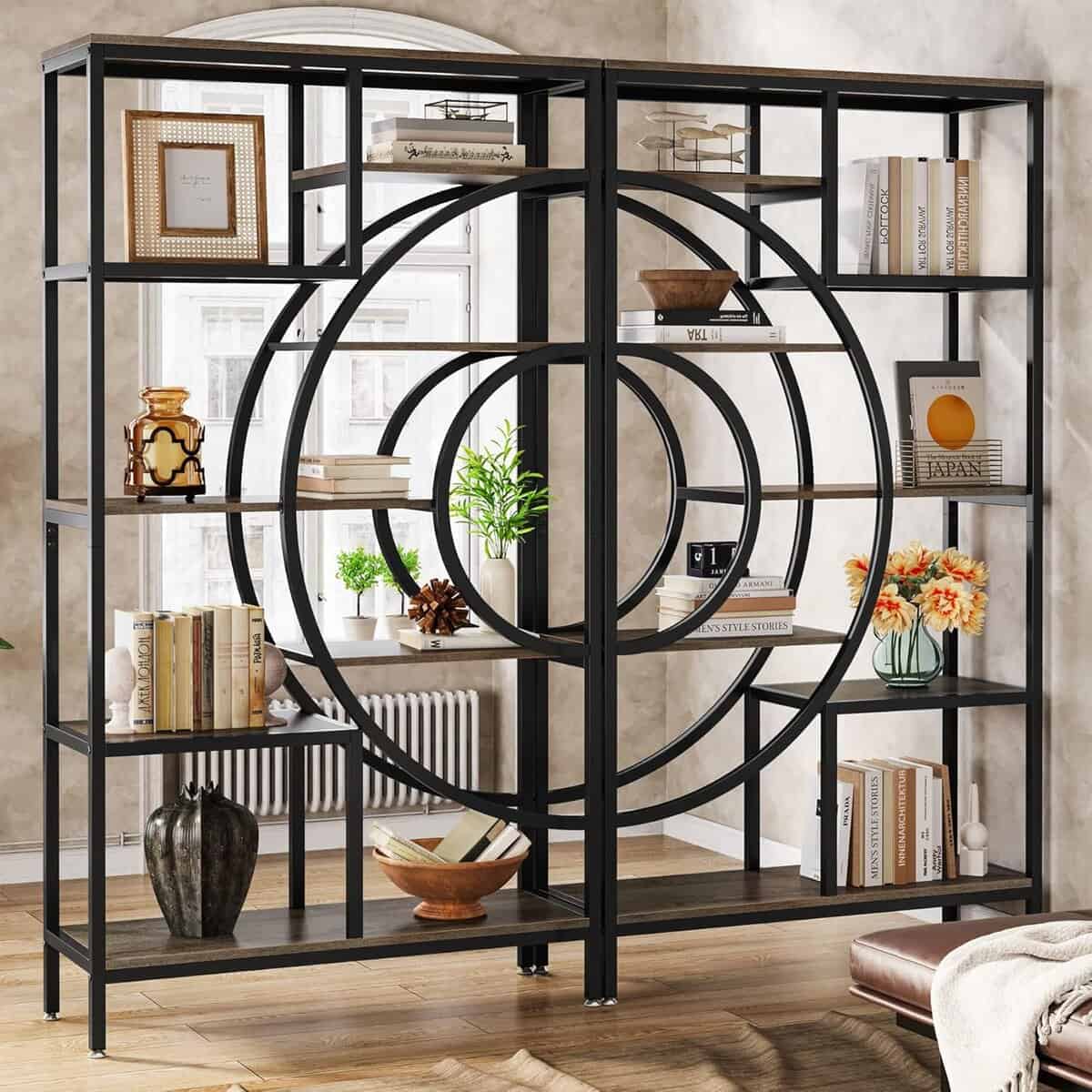 Tribesigns 71-Inch 8-Tier Bookcase Shelves