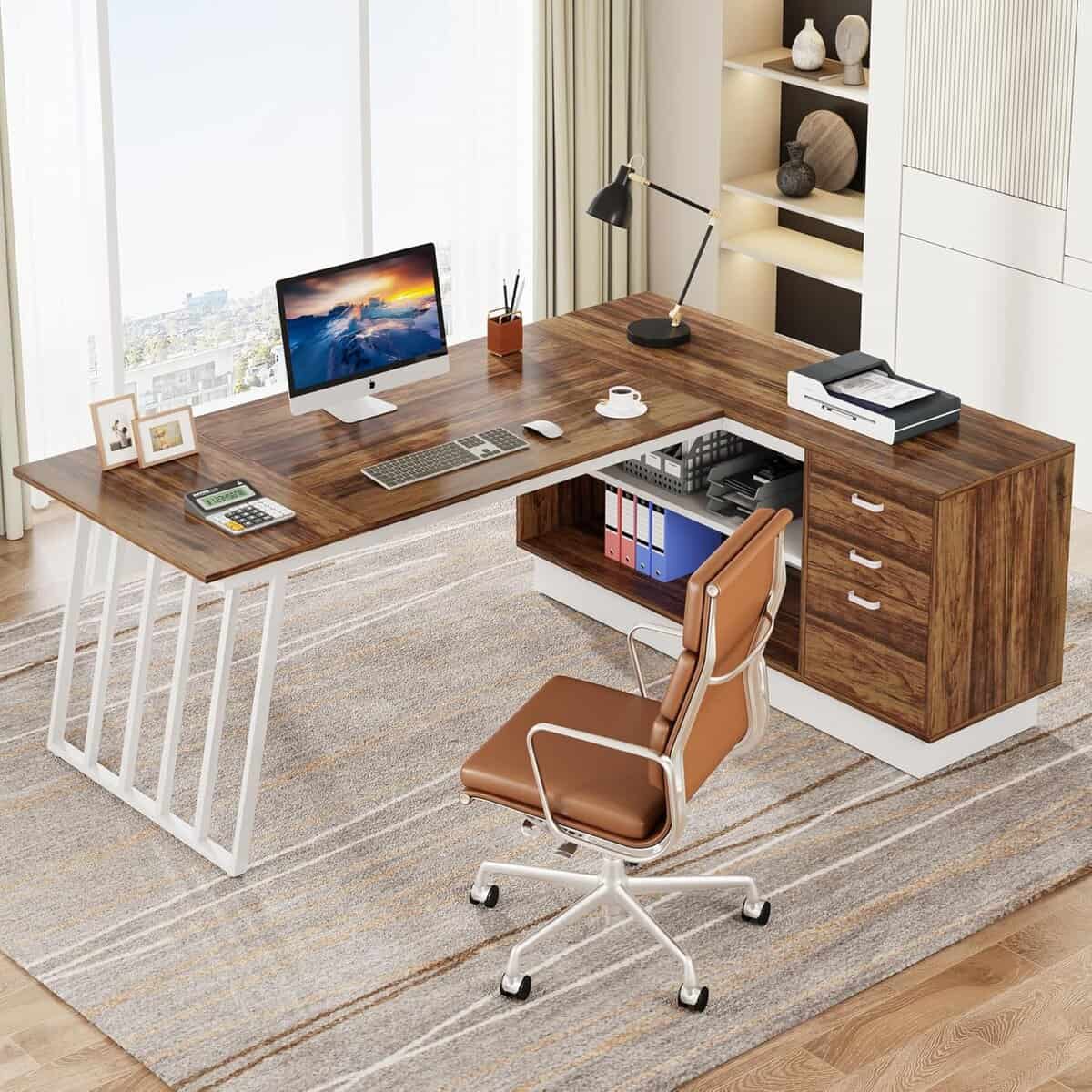 Tribesigns 71-Inch Executive Desk