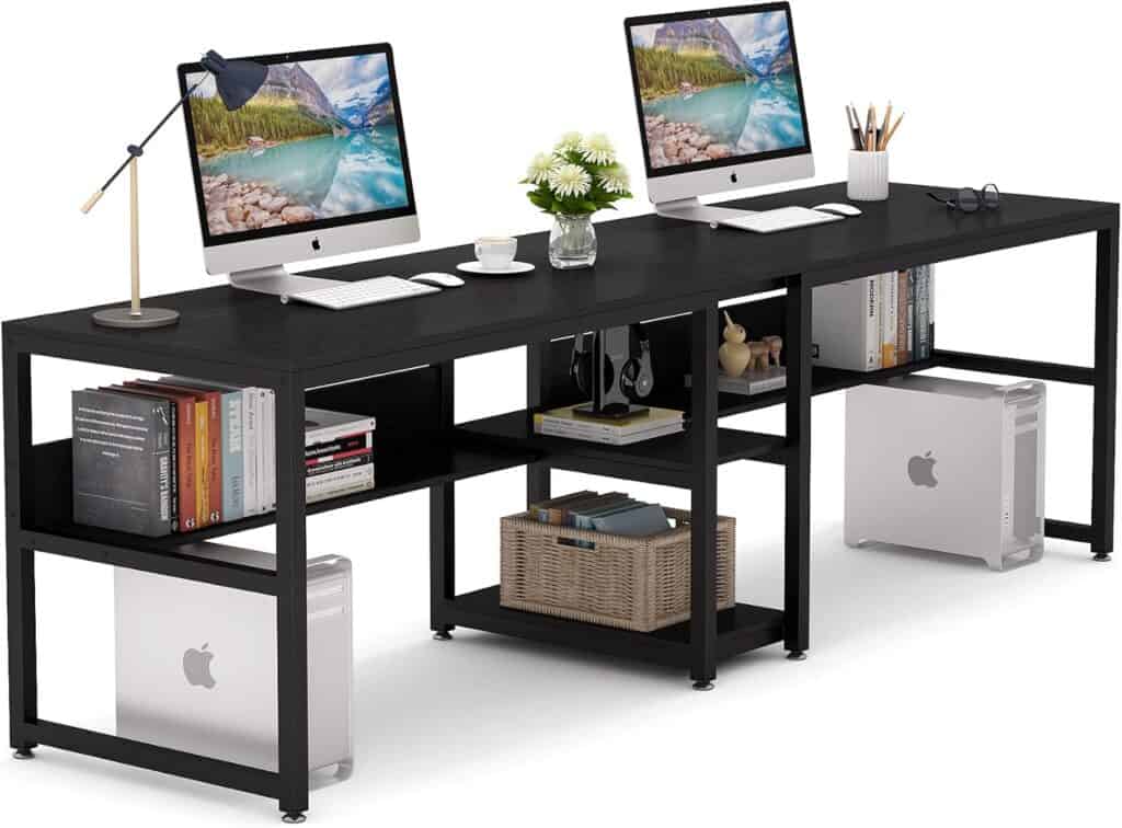 Tribesigns 78.7-Inch Two Person Computer Desk