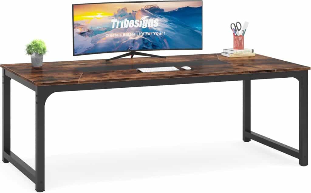 Tribesigns 78.7 x 39.4 Inch Modern Computer Desk