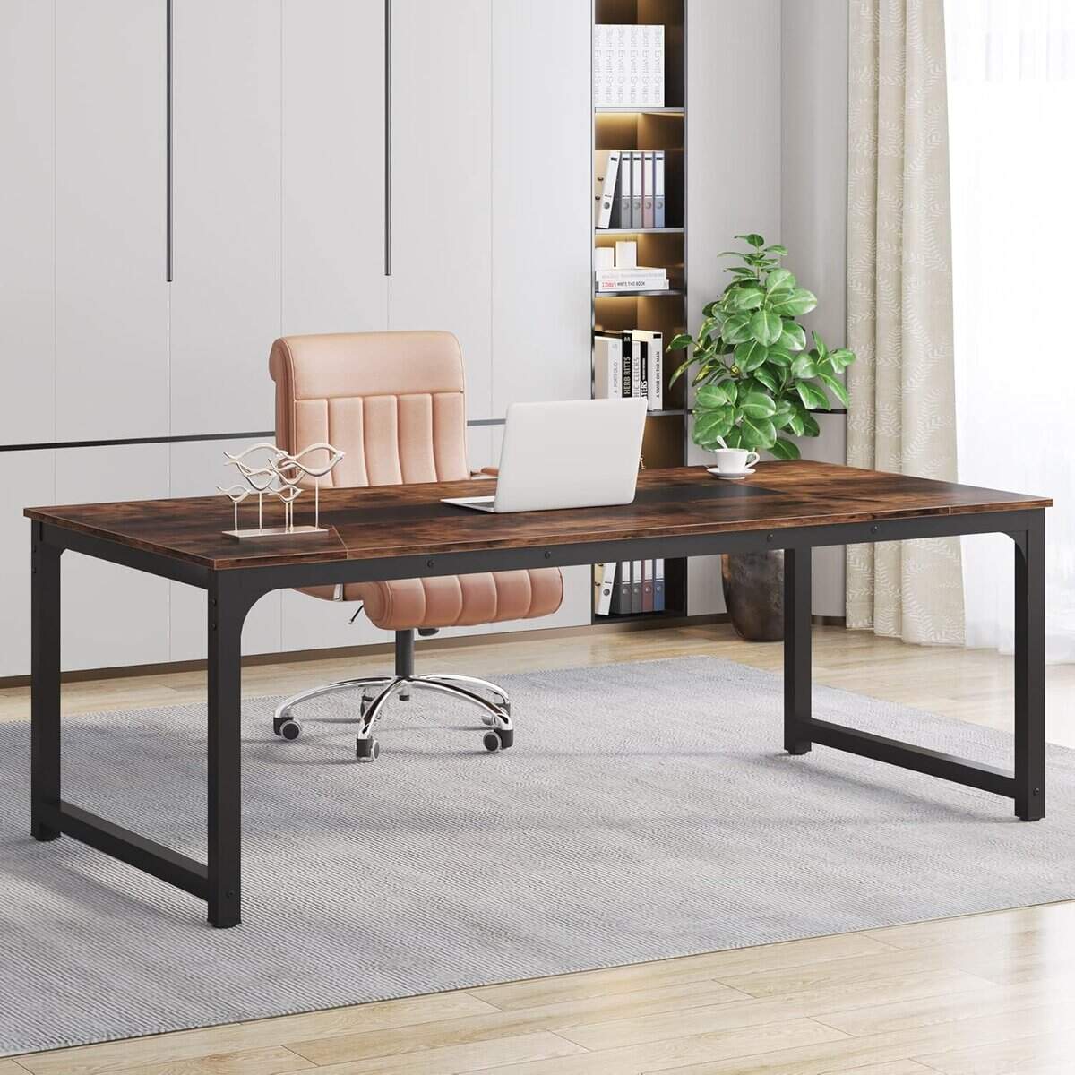 Tribesigns 78.7 x 39.4 Inch Modern Computer Desk