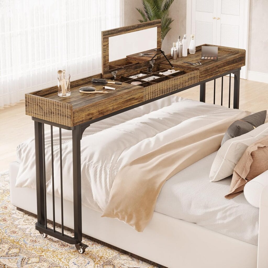 Tribesigns 78.8-Inch Large Overbed Table