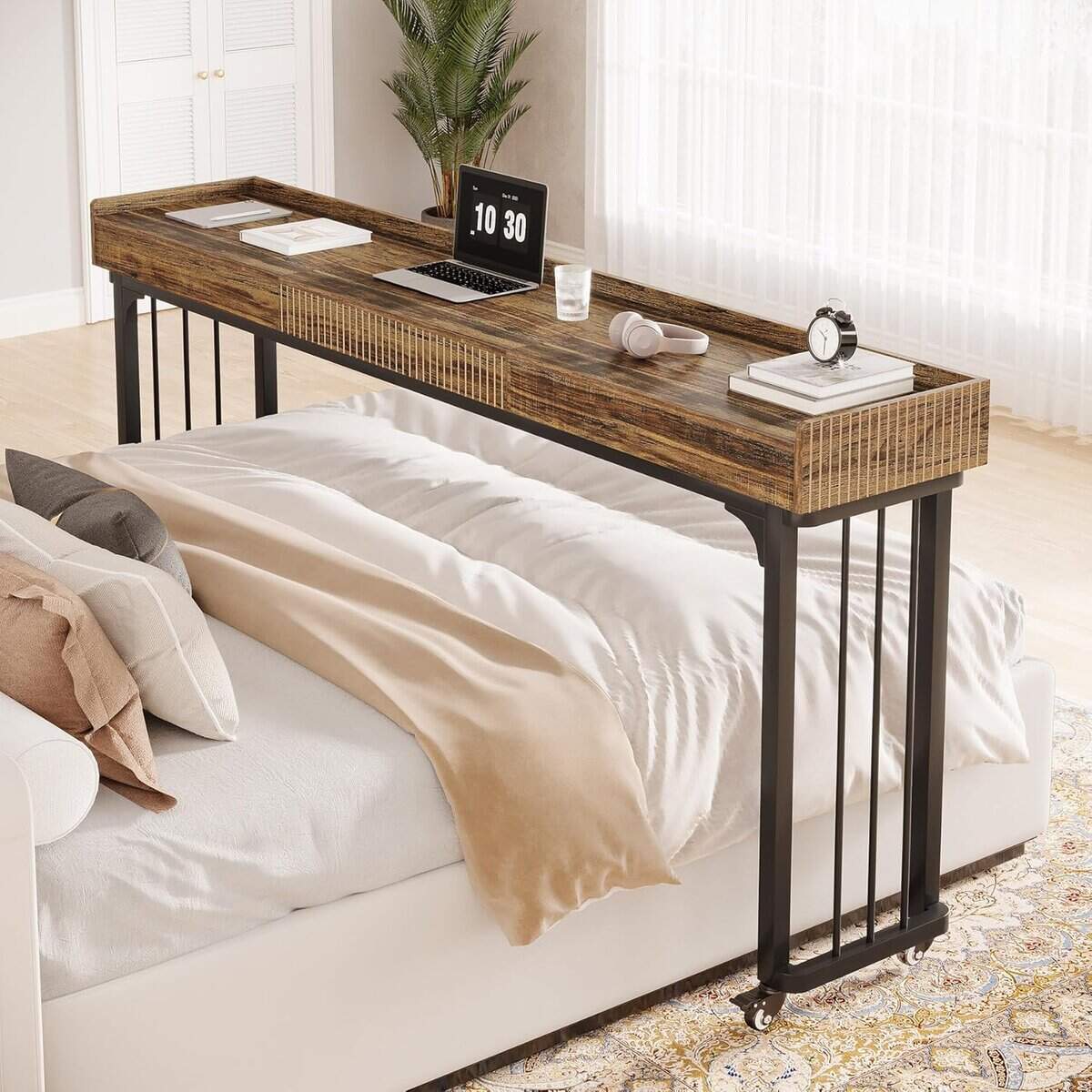 Tribesigns 78.8-Inch Large Overbed Table