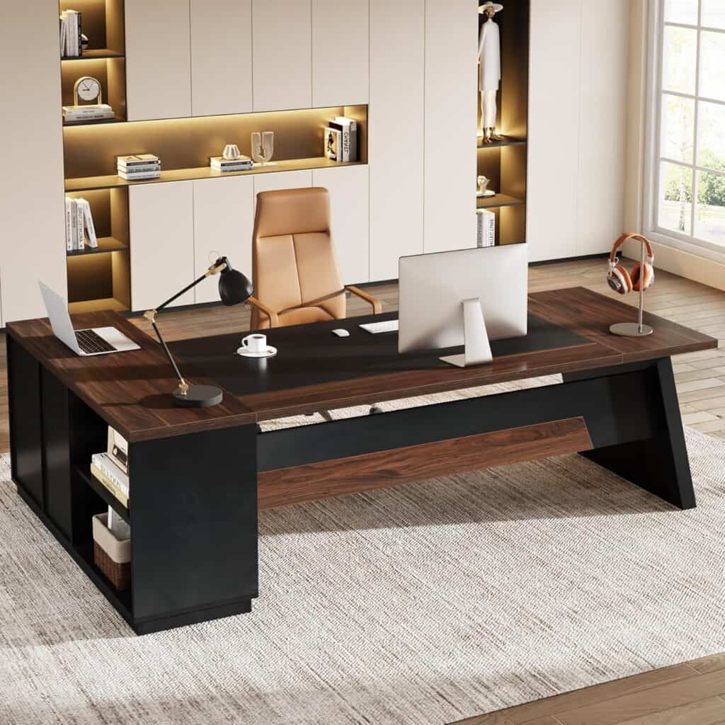 Tribesigns 78" L-Shaped Executive Desk