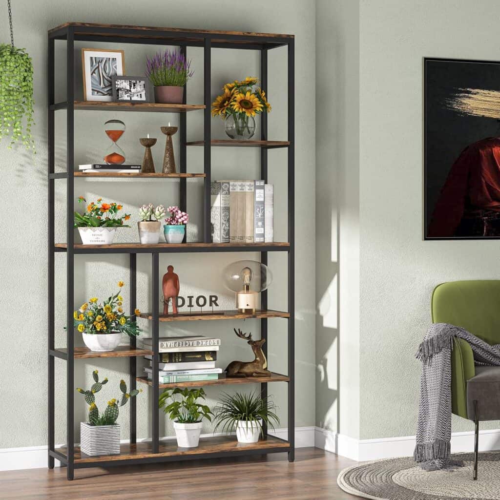 tribesigns-bookshelf-with-8-open-storage-shelves