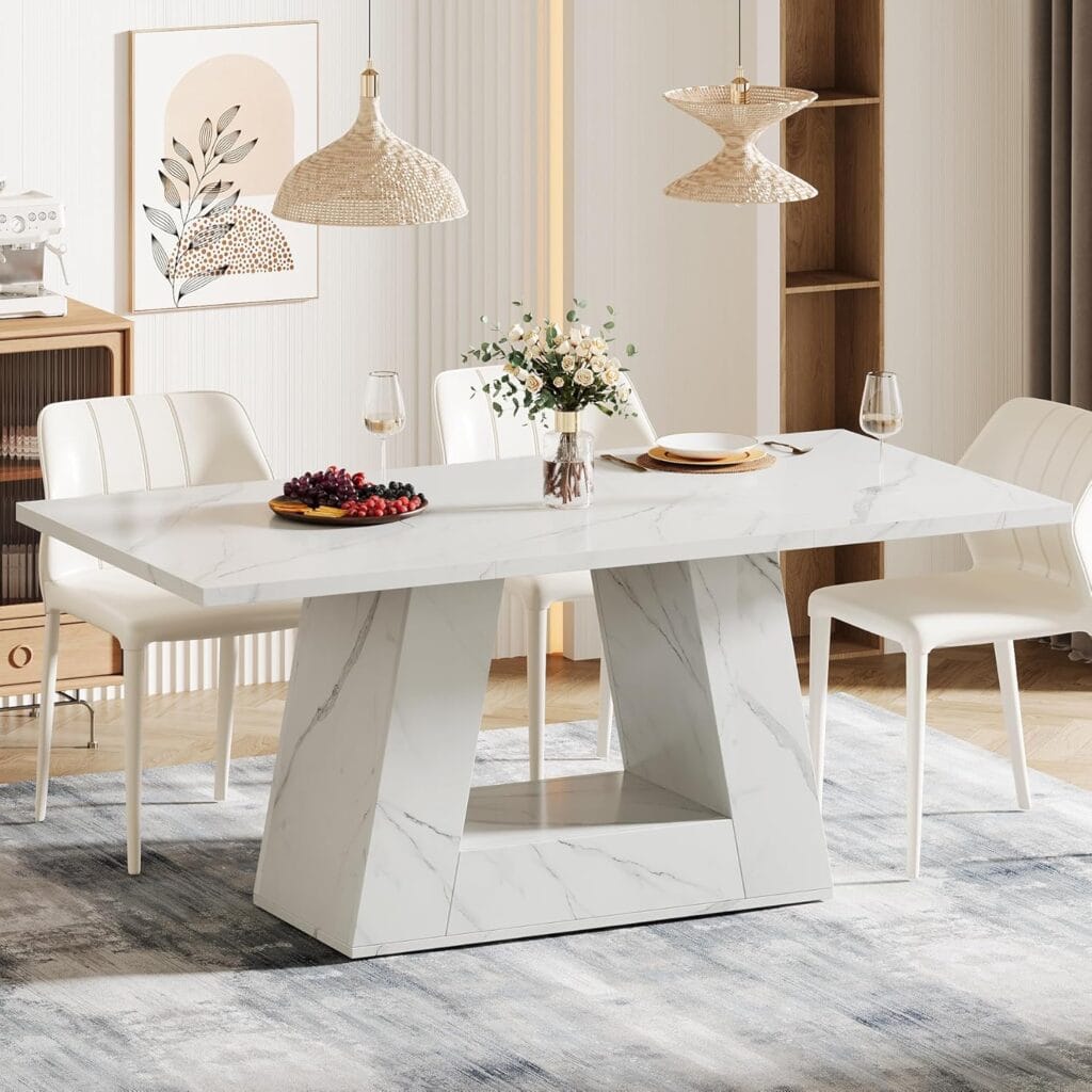 Tribesigns Dining Table for 4 to 6 People
