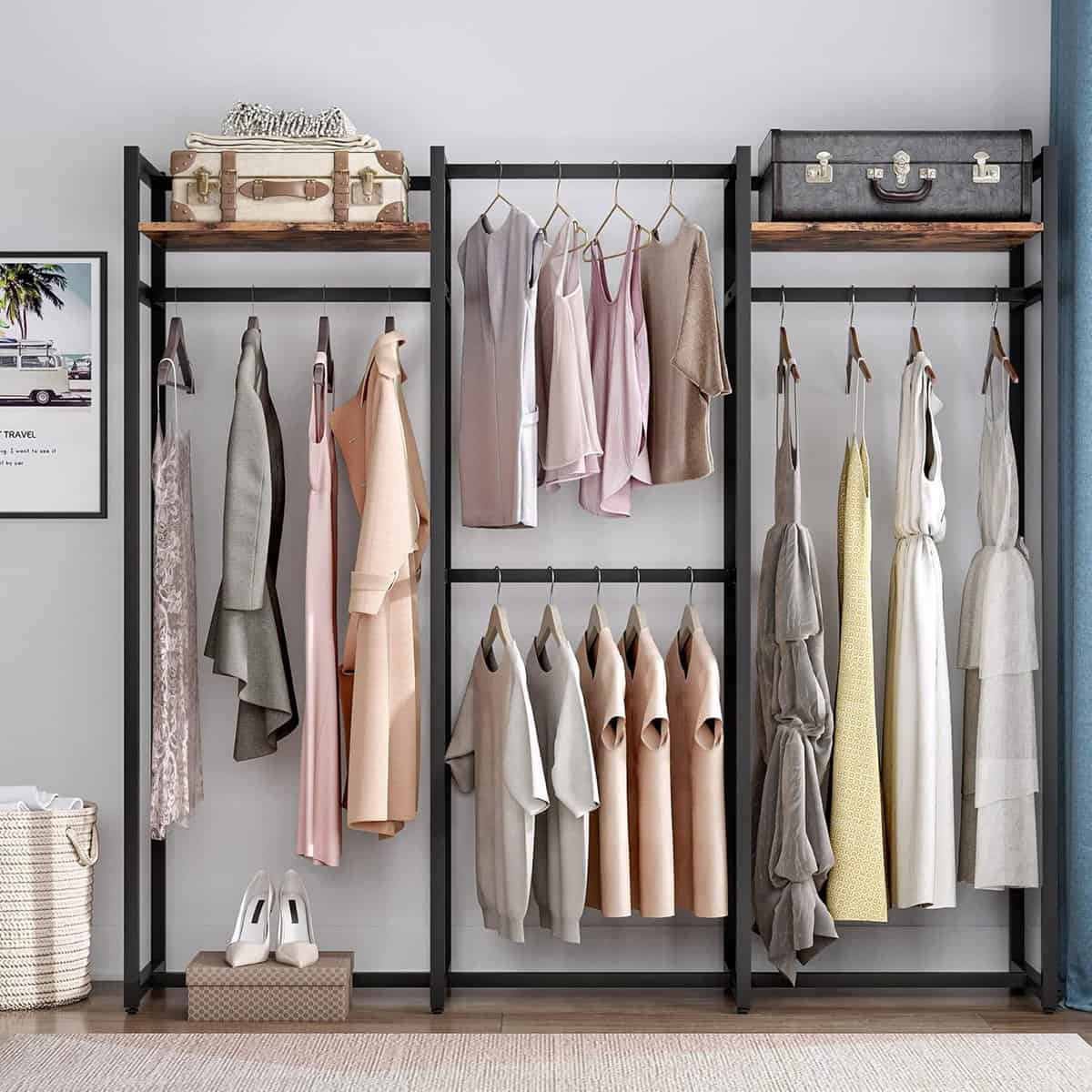 Tribesigns Garment Heavy Duty Clothes Rack