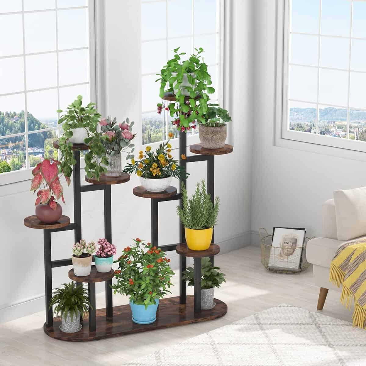 Tribesigns Indoor Multi-Tier Plant Stand Rack