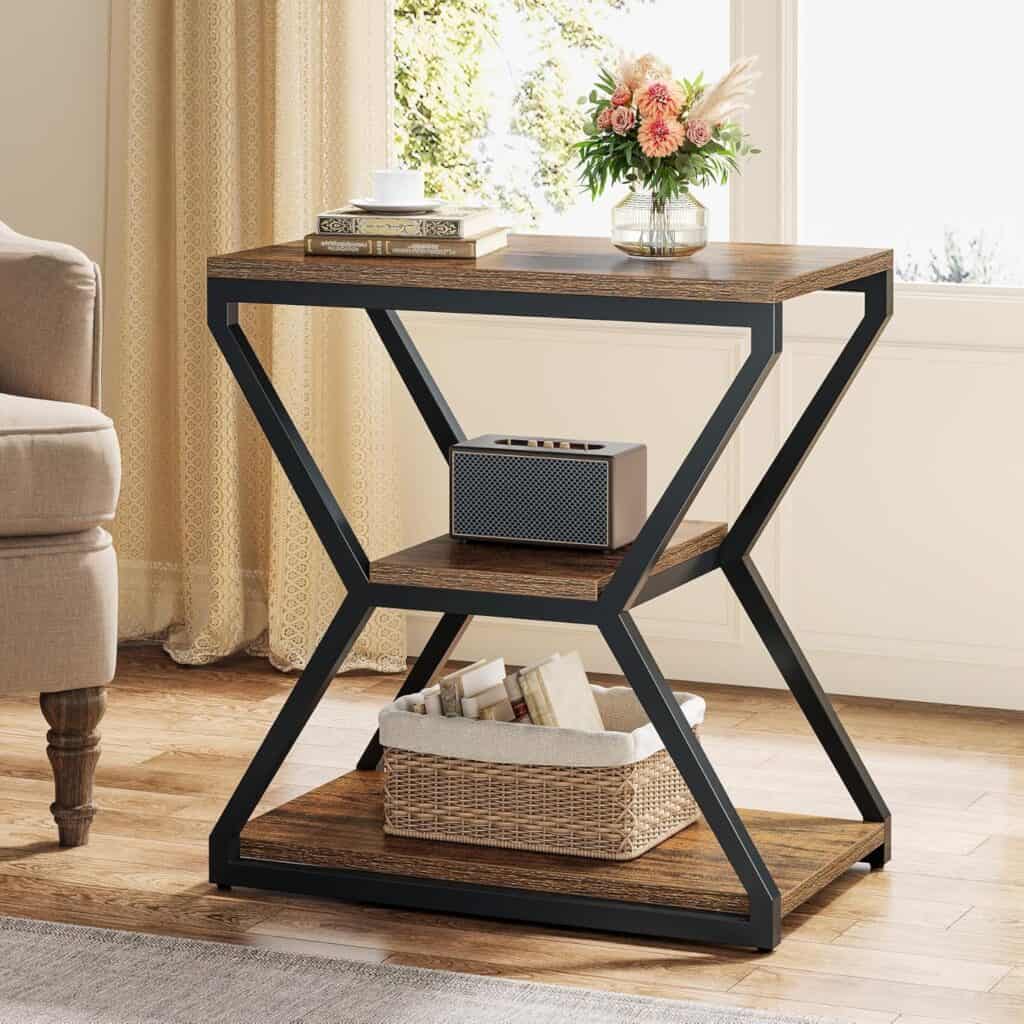 Tribesigns Industrial End Side Table