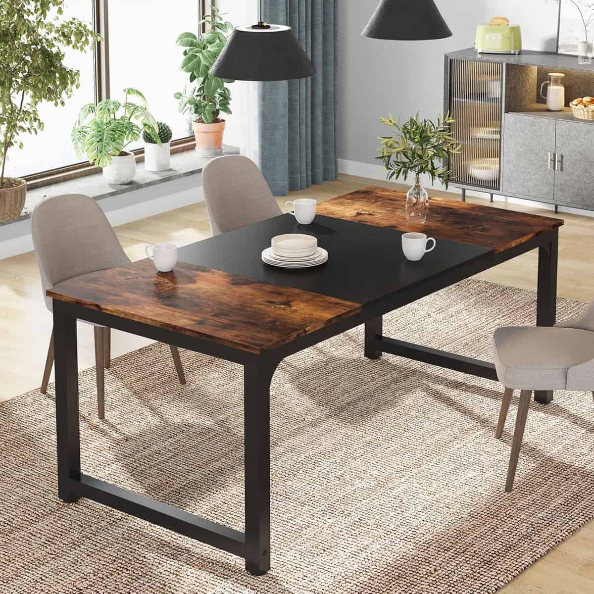 Tribesigns 63-Inch Modern Computer Desk
