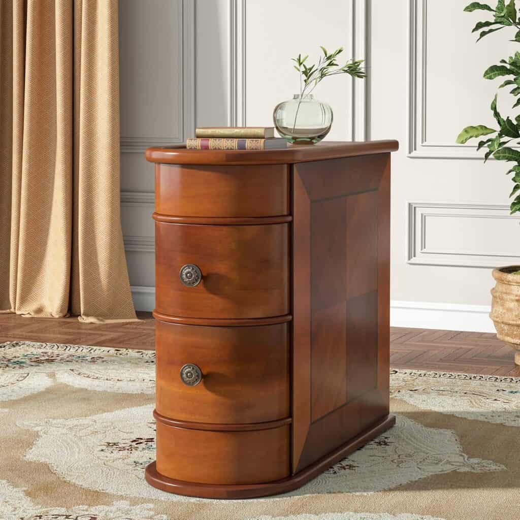 Tribesigns Wood End Table
