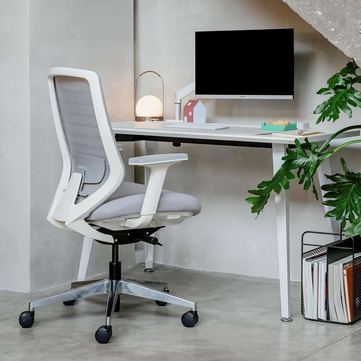 Branch Office Desk - Mirror Base