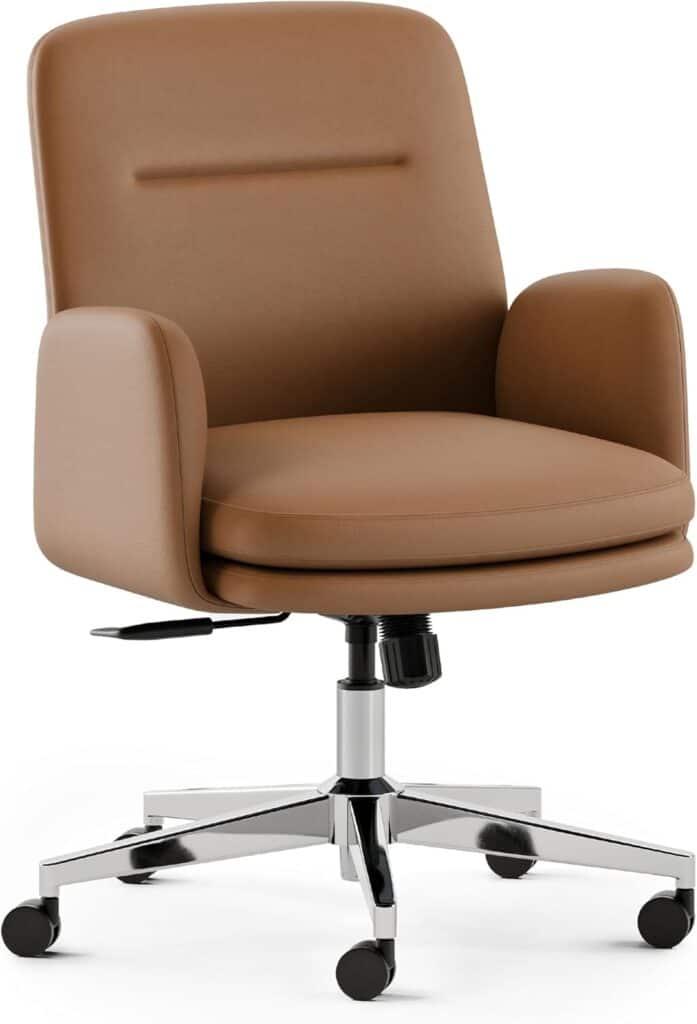 Branch Softside Mid Century Modern Office Chair-Canyon