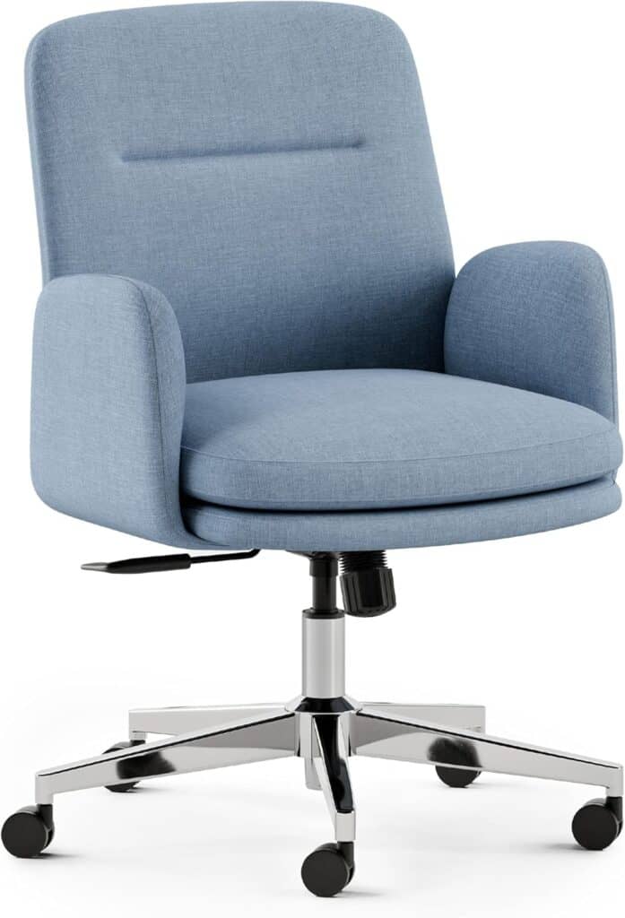 Branch Softside Mid Century Modern Office Chair-Skylight
