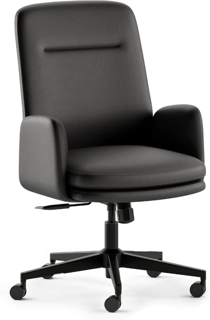 Branch Softside Modern Office Chair, Black