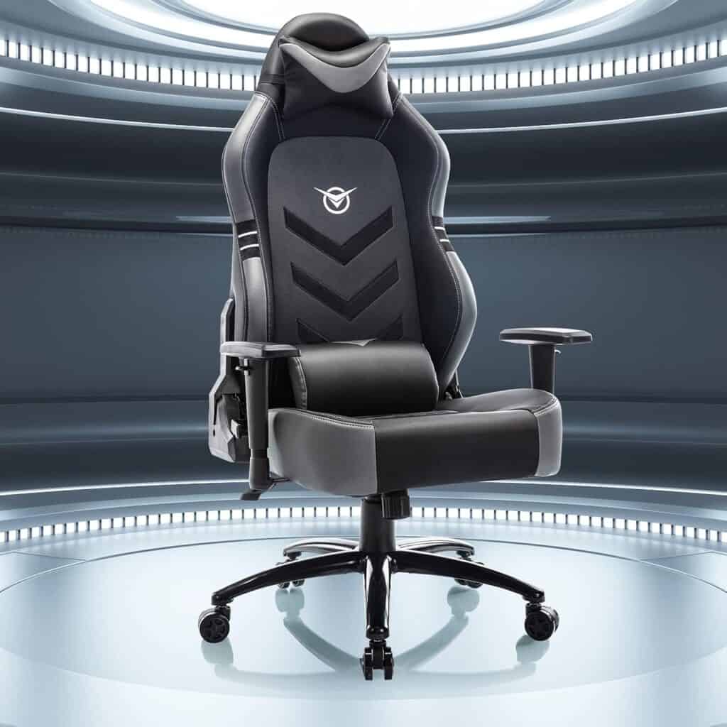 COLAMY Big and Tall Gaming Chair – Grey