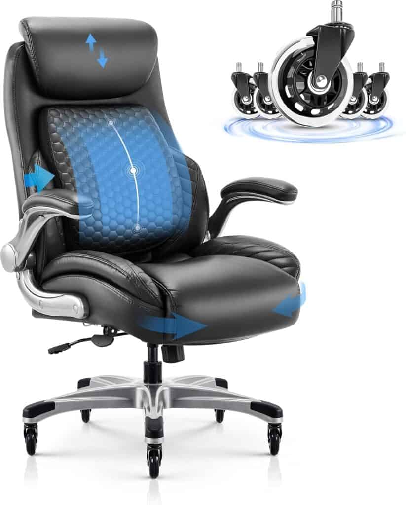 COLAMY Ergonomic Executive Office Chair-Black