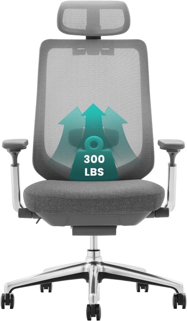COLAMY Ergonomic Mesh Office Chair-Dark Grey