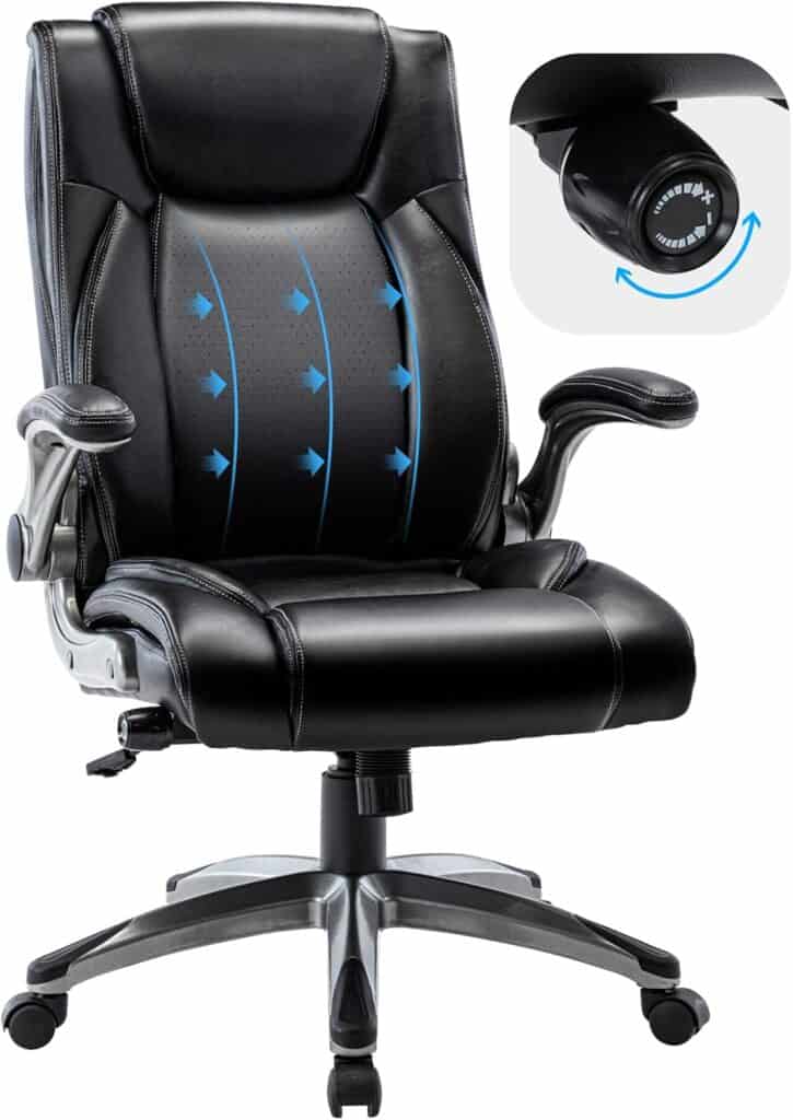 COLAMY Executive Ergonomic Office Chair-Black