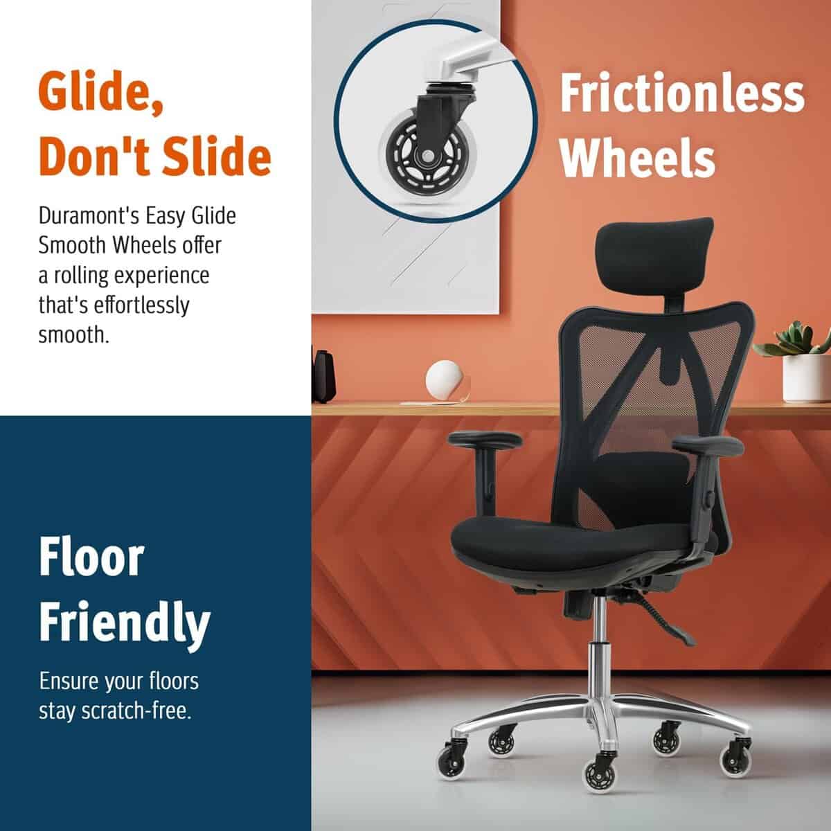 Duramont Ergonomic Office Chair -Black