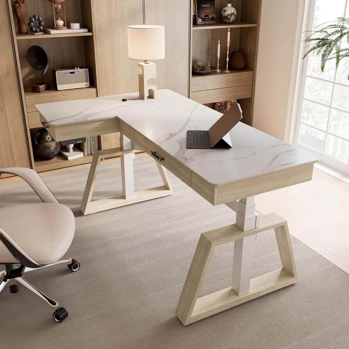 EUREKA ERGONOMIC 63" Electric Standing Desk-White