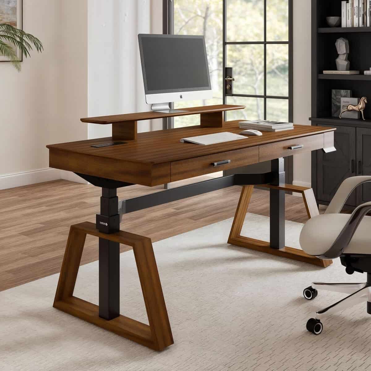 EUREKA ERGONOMIC 63" Standing Desk with Drawers
