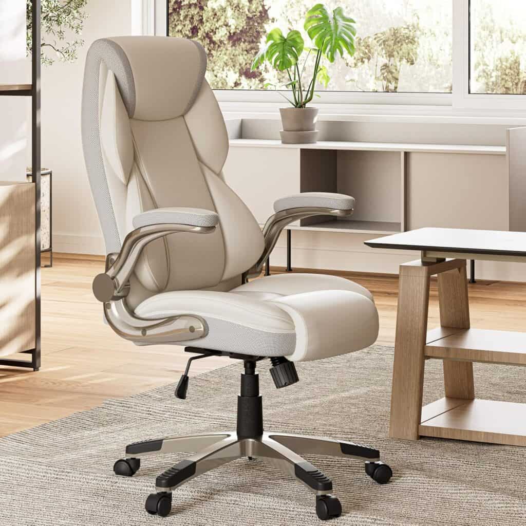 EUREKA ERGONOMIC Beige Executive Office Chair