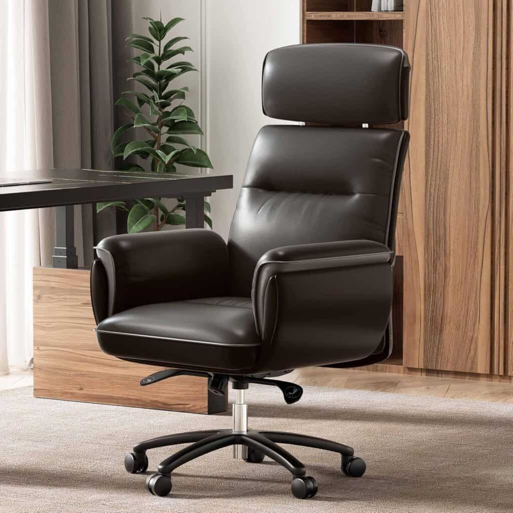 EUREKA ERGONOMIC Black Executive Office Chair