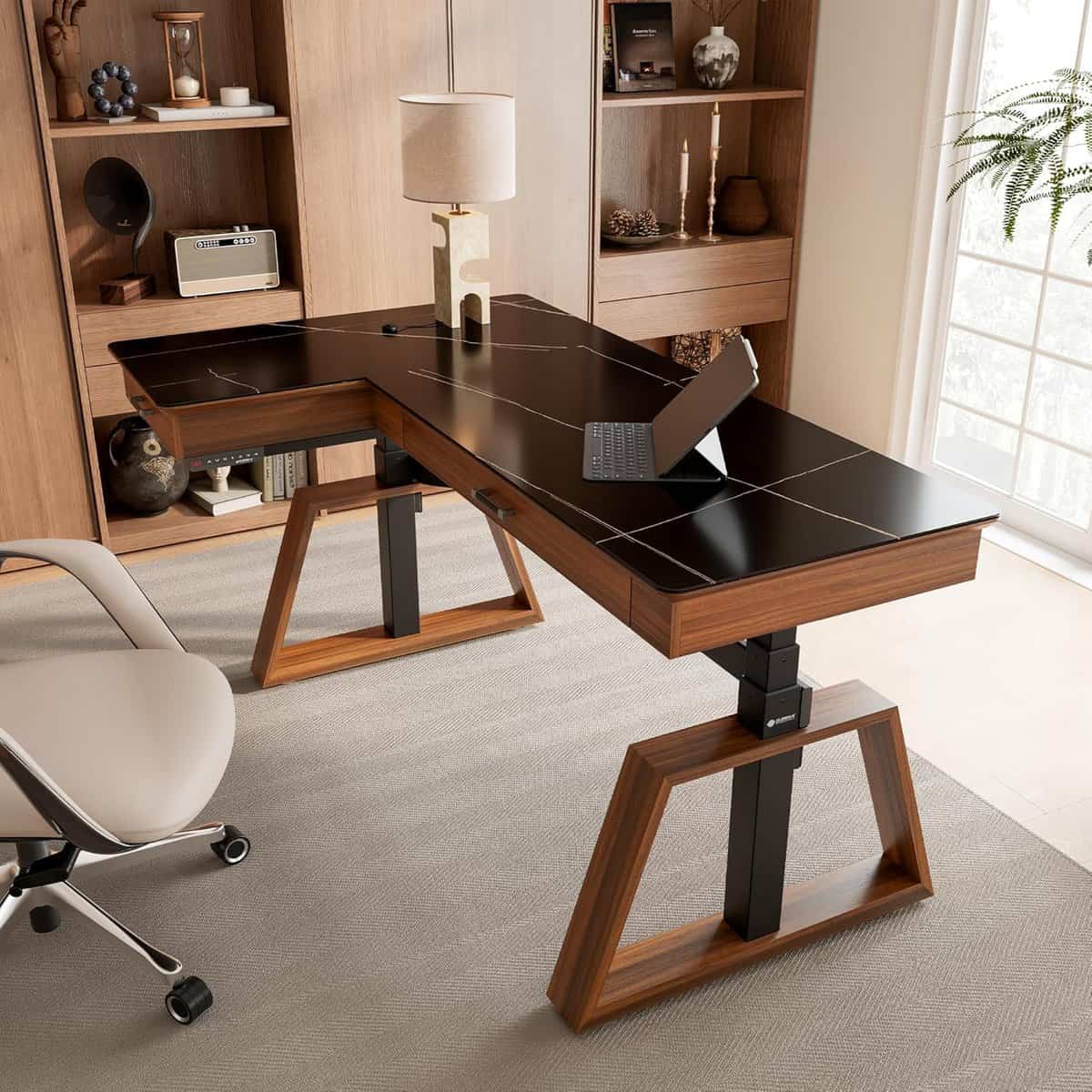 EUREKA ERGONOMIC Electric Standing Desk-Black