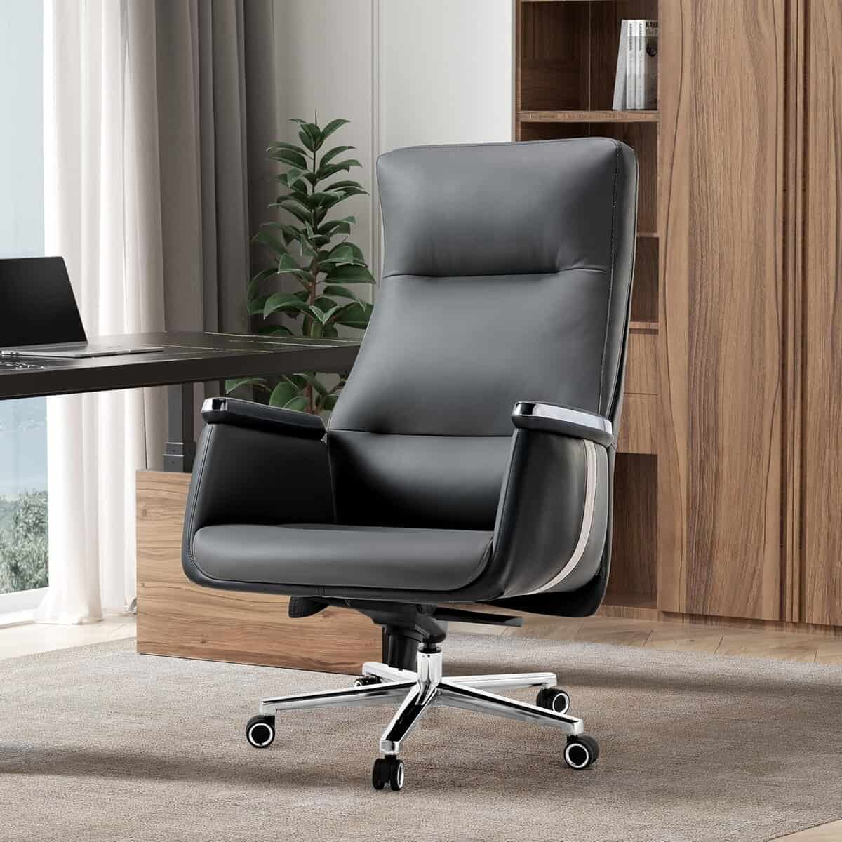 EUREKA ERGONOMIC Executive Office Chair – Iron Gray
