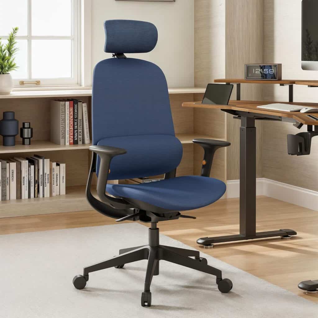 EUREKA ERGONOMIC Mesh Office Chair-Blue
