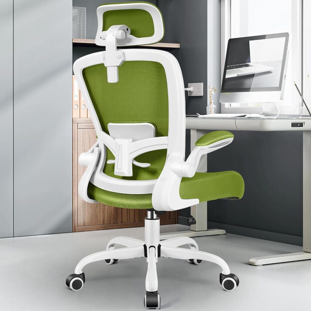 FelixKing Ergonomic Office Chair with Headrest-Avocado Green