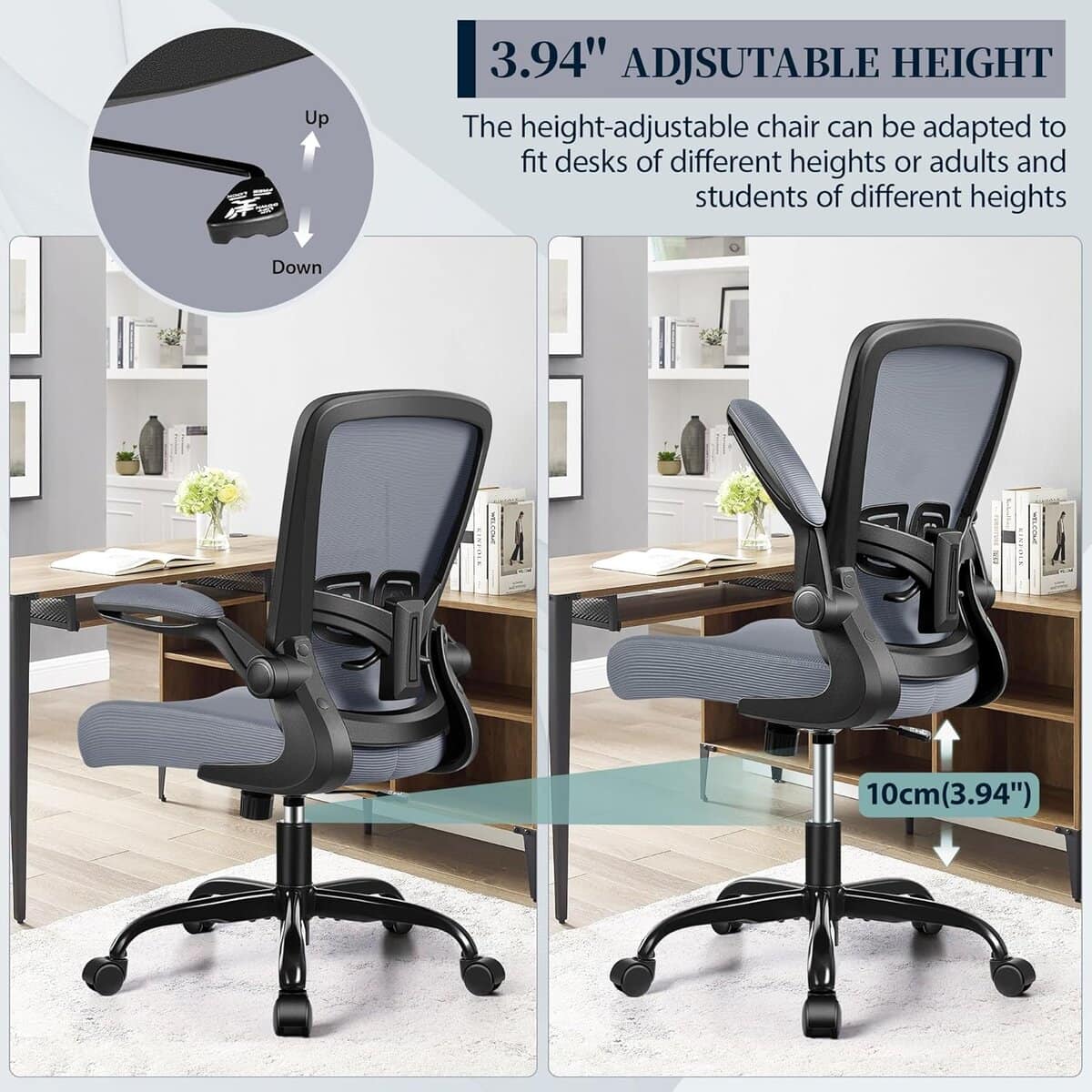 FelixKing Office Chair Ergonomic Desk Chair -Dark Gray
