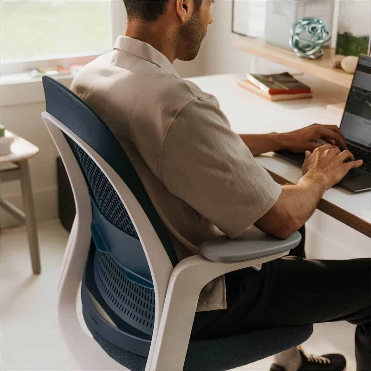 Haworth Breck Ergonomic Office Chair-Lagoon