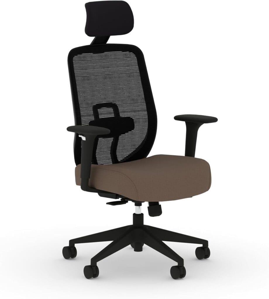 HON Altern Ergonomic Office Chair with Headrest - Bark